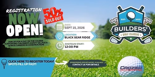 BUILDERS GOLF CLASSIC brought to you by Crozier Heating Ltd.