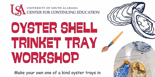 \ud83e\uddaa Oyster Shell Trinket Tray Workshop