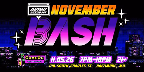 Avidd Minddset's November Bash 2026