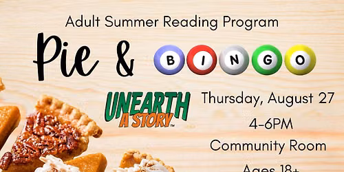 Pie & Bingo August 27