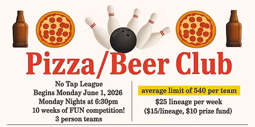 Pizza & Beer Bowling League - Week 1