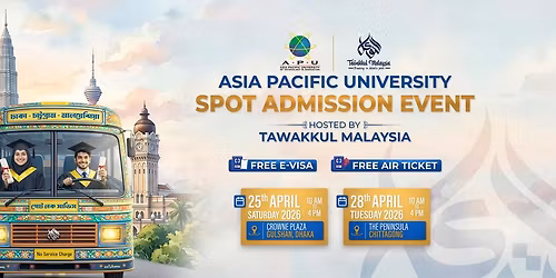 Asia Pacific University Malaysia Exclusive Spot Admission Event 2026