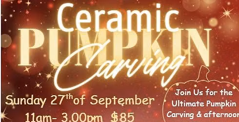 Ceramic -Pumpkin Carving