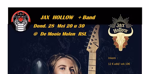 Jax Hollow + band  @ De Mooie Molen