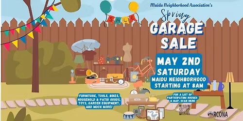 Maidu Neighborhood Garage Sale 2026