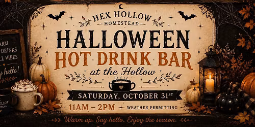 Halloween Hot Drink Bar at the Hollow