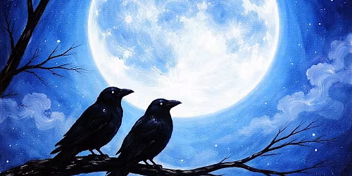 Blue Moon Paint Party at Crystalline Concepts