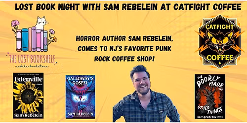 Lost Book Night with Sam Rebelein at Catfight Coffee