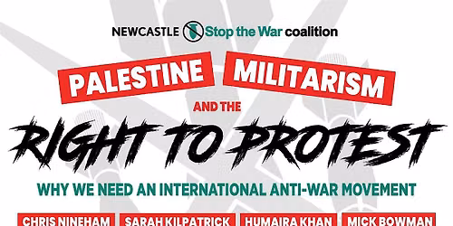 PALESTINE, MILITARISM & THE RIGHT TO PROTEST