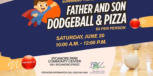 Father and Son Dodgeball and Pizza Party 