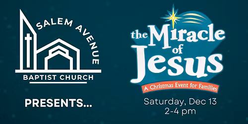The Miracle of Jesus: A Christmas Event for Families\u2014SABC Rolla