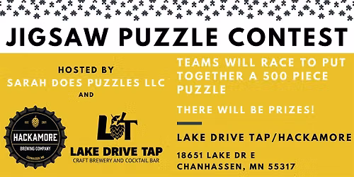 Team Jigsaw Puzzle Contest at Lake Drive Tap\/Hackamore - October 2026