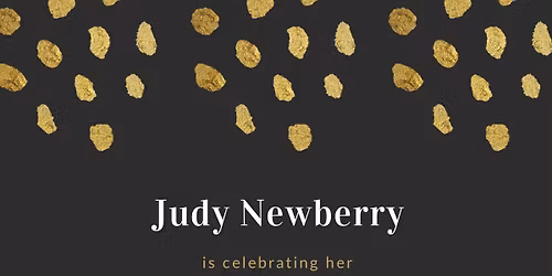 Judy Newberry is turning 75