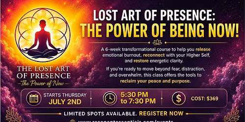 Lost Art of Presence: The Power of Being NOW! - Police Department Professionals