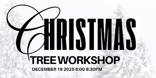 Christmas Tree Candle Workshop Holiday Event