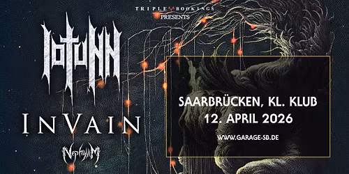 IOTUNN | Support: IN VAIN & NEPHYLIM | Saarbr\u00fccken