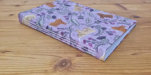 Bookbinding: slimline hardback notebook