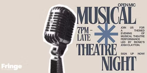 MUSICAL THEATRE NIGHT: Open Mic with RicNic