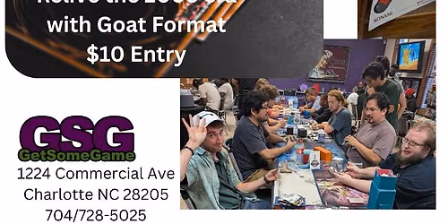 Yugioh Goat: Monday 6:30PM