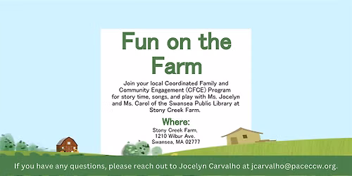 Play & Learn: Fun on the Farm at Stony Creek Farm  - September, 2026