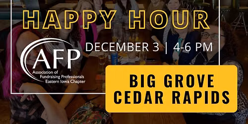 AFP Eastern Iowa-December Happy Hour