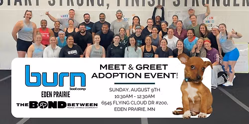 Meet & Greet Adoption Event at Burn Boot Camp Eden Prairie