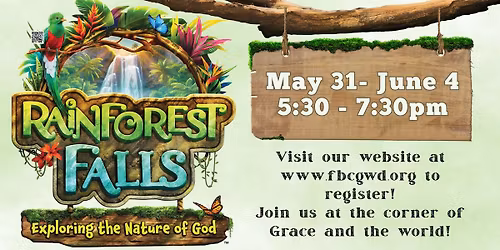 Rainforest Falls VBS at First Baptist Greenwood