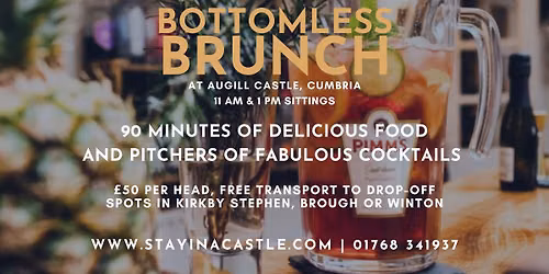 Bottomless Brunch at Augill Castle, Cumbria