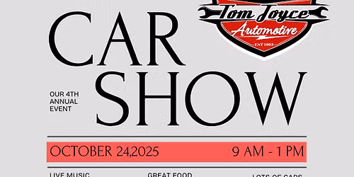 4th Annual Tom Joyce Automotive Car Show