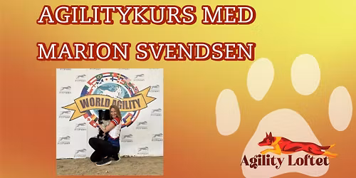 FULLT!\ufe0f\ud83d\udc3e Agilitykurs med Marion Svendsen! \ud83d\udc3e(1. plass)