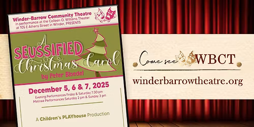 A SEUSSIFIED CHRISTMAS CAROL at WBCT