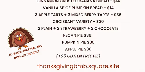 Thanksgiving Extras Truck & Limited Pre-Order