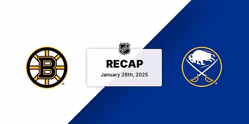 Boston Bruins vs. Buffalo Sabres