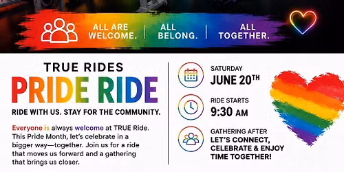 Pride Ride at TRUE Ride