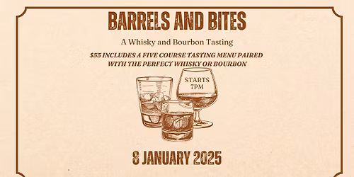 Barrels and Bites: A Whisky and Bourbon Tasting Event