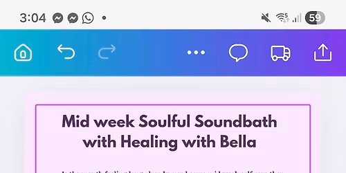 mid week soulful soundbath