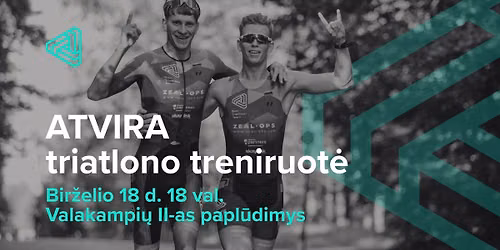 Atvira triatlono treniruot\u0117 Valakampiuose su BTT