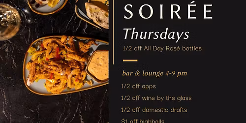 Ros\u00e9 Soir\u00e9e Thursdays at The Crown!