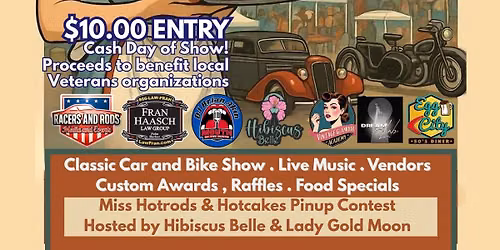 SAVE THE DATE- Hotrods & Hotcakes Cars & Bikes Show & Pinup Contest