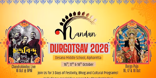 Nandan Atlanta Durgotsav 2026