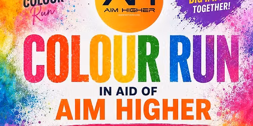 Sponsored colour run - Aim Higher 