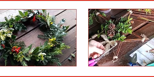 Festive wreath making workshop