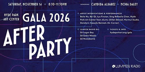 Hyde Park Art Center Gala After Party 2026