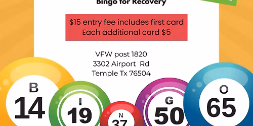 Faith, Fun, Fiesta - Bingo for Recovery