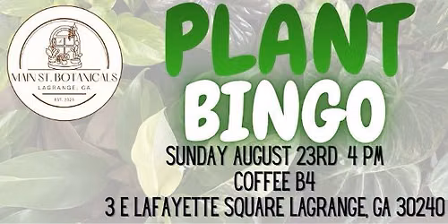 Plant Bingo: Everyone Wins!