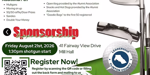 Golf Tournament Benefiting Leadership Clinton County