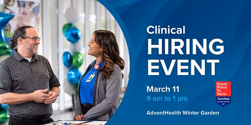 AdventHealth Clinical Hiring Event