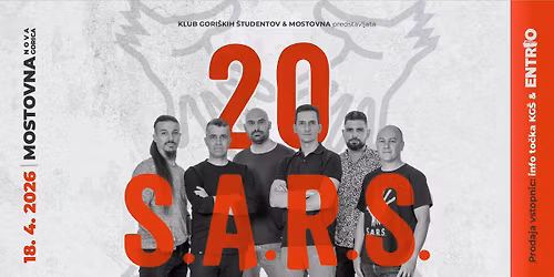 Koncert skupine S.A.R.S., 18.4.2026 na Mostovni