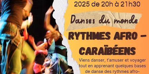 Danses du monde : rythmes afro-cara\u00efb\u00e9ens 