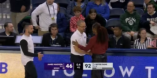 Notre Dame Fighting Irish at James Madison Dukes Womens Basketball